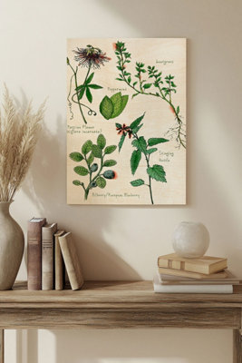 B&Q -  Sweet Assemblage I Wood Art Print Plywood Wall Art