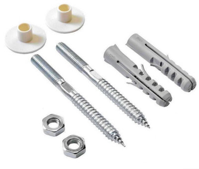 B&Q -  Bathroom Wall Mounted Basin Sink Fixing Kit