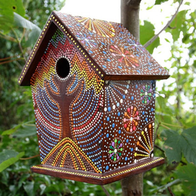 Wildlife World Decorative Multispecies Artisan Bird Nest Box from B&Q