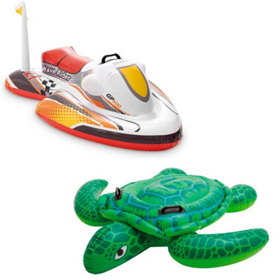 Intex Wave Rider And Sea Turtle Swimming Pool Ride-On from B&Q