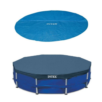 Intex Debris & Solar Cover For 10Ft Metal Frame Swimming Pool from B&Q