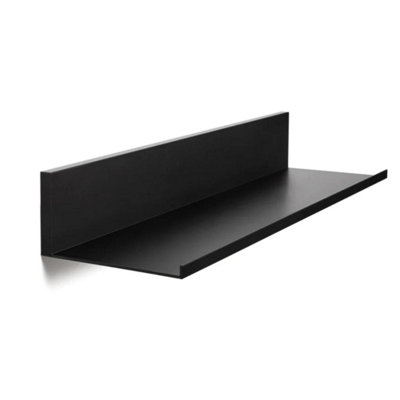 Hangman "no Stud" Black Floating Wall Shelf 450mm (18")