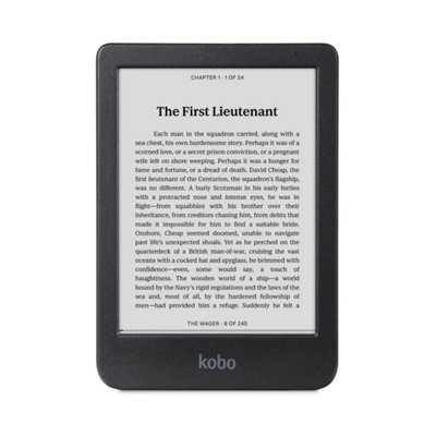Kobo Clara Bw Ereader 6 Glare-Free Touchscreen With Comfortlight Pro Dark Mode Option Audiobooks Waterproof 16 Gb Of Storage Black from B&Q