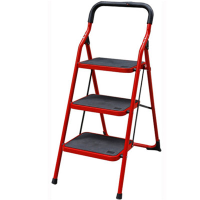  - Step Ladder 3 Treads Portable With Handle Tuffmate