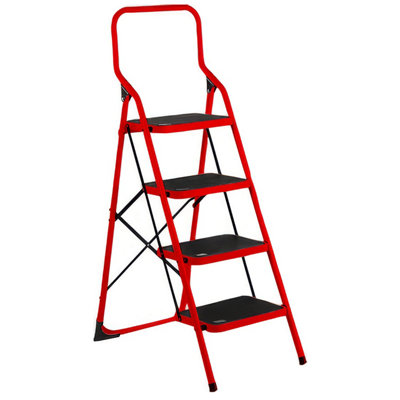 Tuff Mate 4 Step Portable Step Ladder With Handle from B&Q