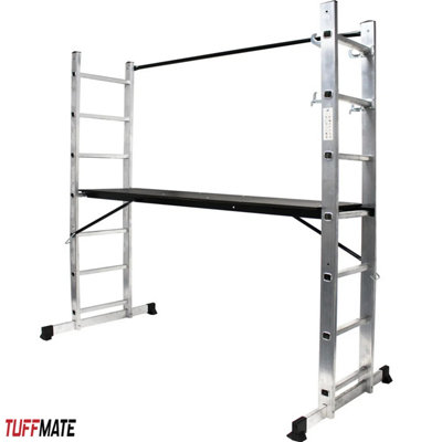 Scaffolding Platform Ladder 6 Tread 1.7m Multipurpose Scaffold Ladder TUFFMATE - Image 4