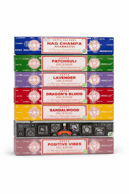 Satya Incense Gift CollectionHandcrafted Assorted Sticks For MeditationRelaxation & Yoga15 G Each (Pack Of 7Floral) from B&Q