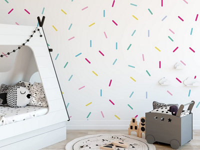 B&Q -  Colour Sprinkles Wall Stickers