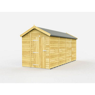 Diy Sheds 6X16 Apex Shed - Single Door Without Windows