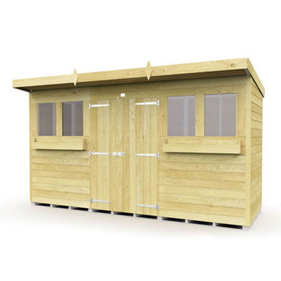 Diy Sheds 12X4 Pent Summer Shed