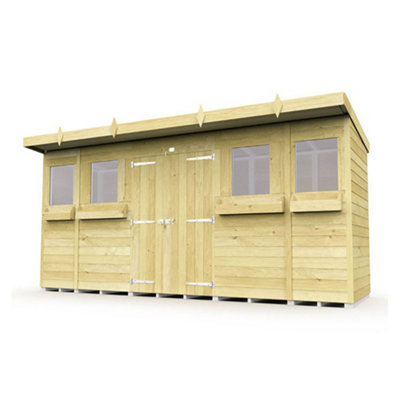 Diy Sheds 14X4 Pent Summer Shed