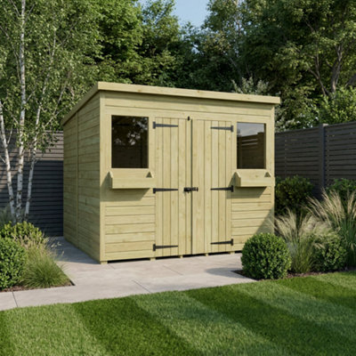 B&Q - 8 X 6 Pent Summer ShedDiy Sheds