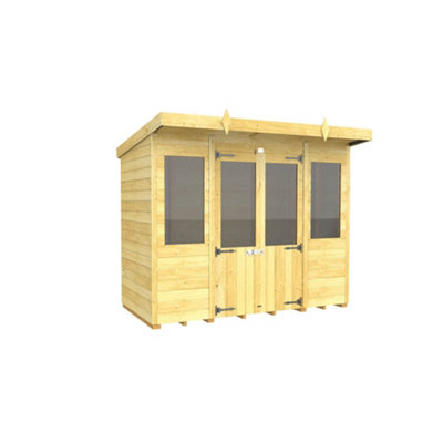 Diy Sheds 8X4 Pent Summer House