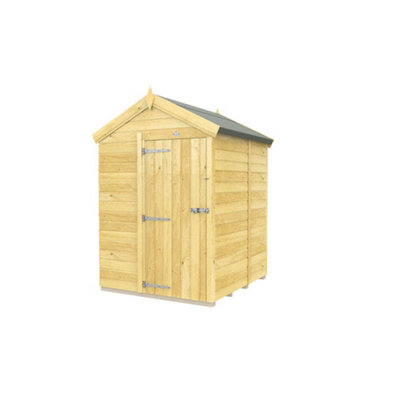 Diy Sheds 5X5 Apex Shed - Single Door Without Windows