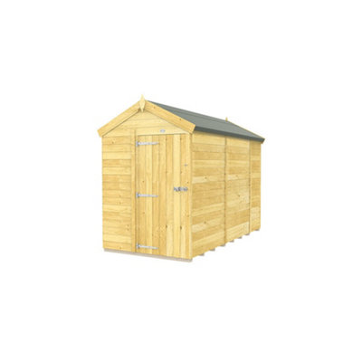 Diy Sheds 5X10 Apex ShedSingle Door Without Windows from B&Q
