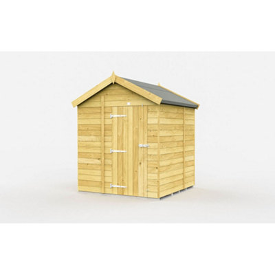 Diy Sheds 6X5 Apex Shed - Single Door Without Windows