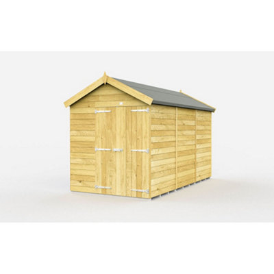 Diy Sheds 7X12 Apex Shed - Double Door Without Windows