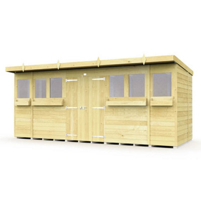 Diy Sheds 16X5 Pent Summer Shed