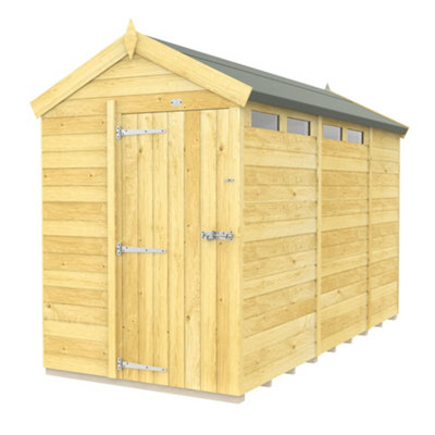 Diy Sheds 5X11 Apex Security Shed - Single Door-29595 