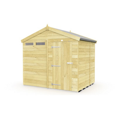 Diy Sheds 8X5 Apex Security Shed - Single Door