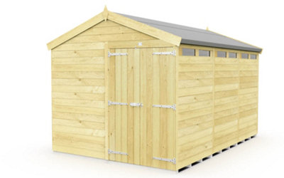 Diy Sheds 8X12 Apex Security Shed - Double Door