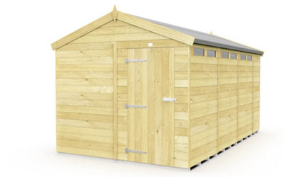 Diy Sheds 8X14 Apex Security Shed - Double Door