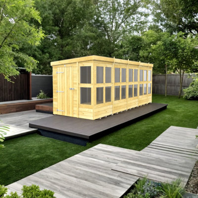 Diy Sheds 18X6 Pent Potting Shed from B&Q
