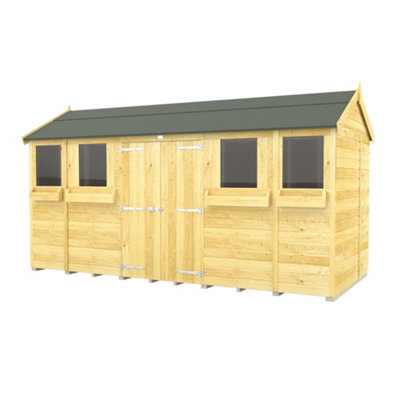 B&Q -  6X14 Apex Summer Shed