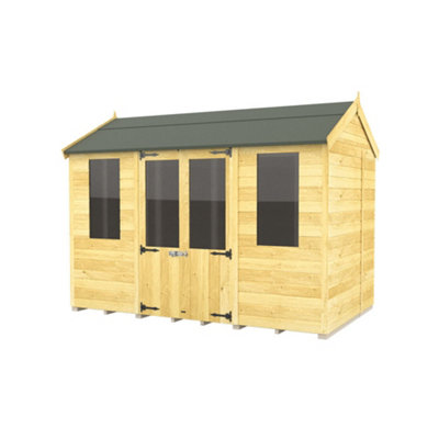 B&Q -  5X10 Apex Summer House