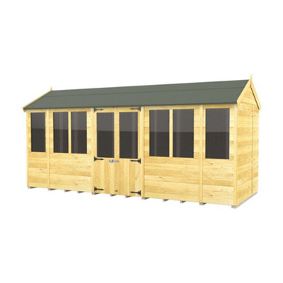 Diy Sheds 7X16 Apex Summer House from B&Q