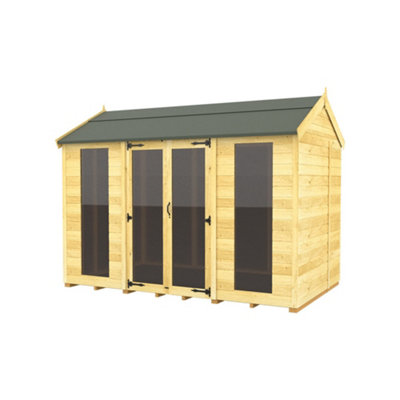 Diy Sheds 5X10 Apex Summer House (Full Height Window)