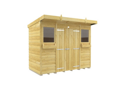 Diy Sheds 8X4 Pent Summer Shed Loglap