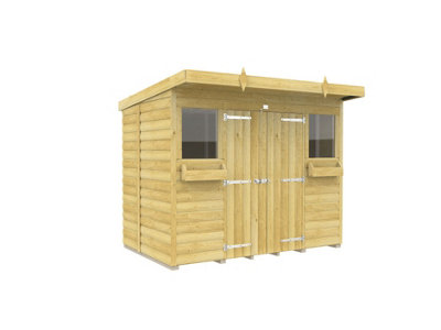 Diy Sheds 8X5 Pent Summer Shed Loglap