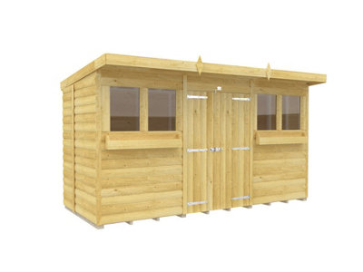 Diy Sheds 12X5 Pent Summer Shed Loglap