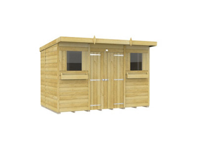 Diy Sheds 10X6 Pent Summer Shed Loglap