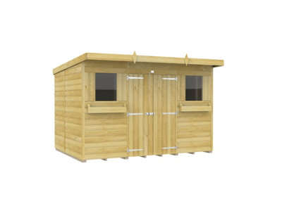 Diy Sheds 10X7 Pent Summer Shed Loglap from B&Q