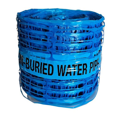 Pegdev Unisex Blue Detectable Mesh Water Pipe Marker 200Mm X 50M In - Image 2