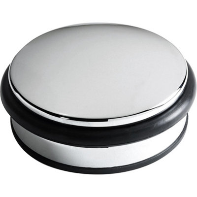 Keypak Door Weight1.2Kg 10Cm Heavy-Duty Door Stop In Polished Chrome from B&Q