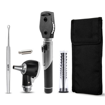  - Fiber Optic Mini Otoscope Ear Healthy Tool For Home Use With Extra Replaceable Led Light