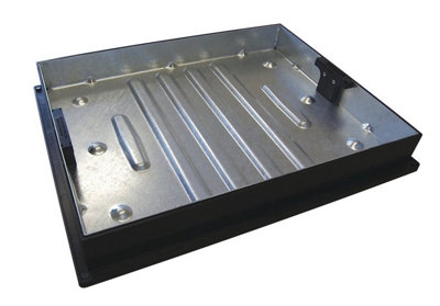 Clark Drain Cd790R/80 600mm X 450mm X 80mm Recessed Block Paving Manhole Cover (Overall Size Including Frame Is 695mm X 545mm X 96 from B&Q