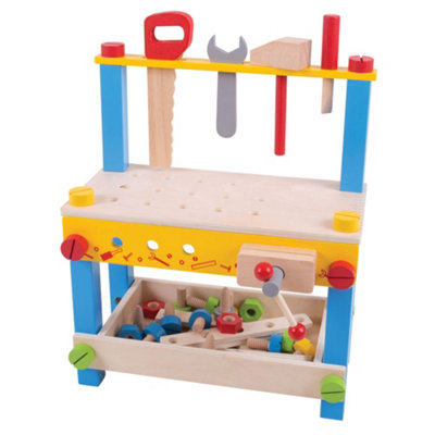 Bigjigs Toys Children's My First Workbench 26 Pieces from B&Q