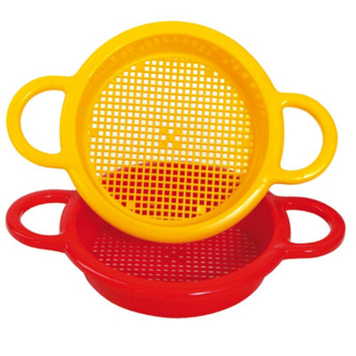Gowi Toys Brightly Coloured Toy SandSoil Or Water Sieve (Pack Of 2) from B&Q