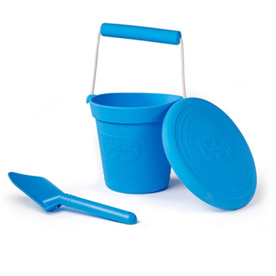 Bigjigs Toys 3 Piece Silicone Beach BundleOcean Blue from B&Q