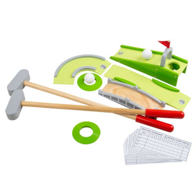 Bigjigs Toys Wooden Crazy Golf Set - Outdoor Game Playset For Kids - Image 6