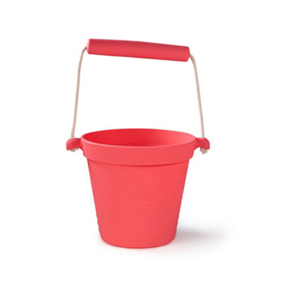 Bigjigs Toys Silicone Activity BucketCoral Pink from B&Q
