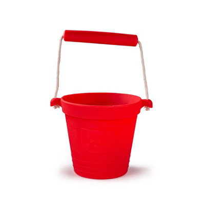 Bigjigs Toys Silicone Activity BucketCherry Red from B&Q