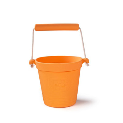 Bigjigs Toys Silicone Activity BucketApricot Orange from B&Q