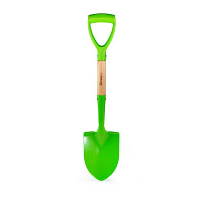 Bigjigs Toys Green Short Handled Spade - Image 4