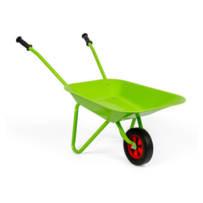 B&Q -  Garden Wheelbarrow Green For Kids