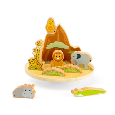 Bigjigs Toys Safari Jungle Wobble Balance Board from B&Q